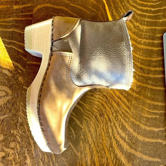 No. 6 clog boots, shearling lined sz 39 - Picture 2 of 6